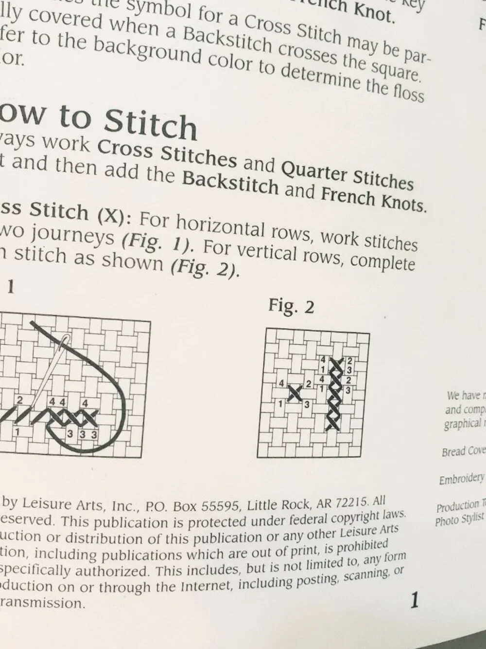 Bread Cloths Bake a Batch Cross Stitch Leaflet Patterns 2003 Leisure Arts 3475